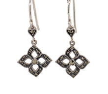 Load image into Gallery viewer, Sterling Silver Marcasite Earrings AM43-247
