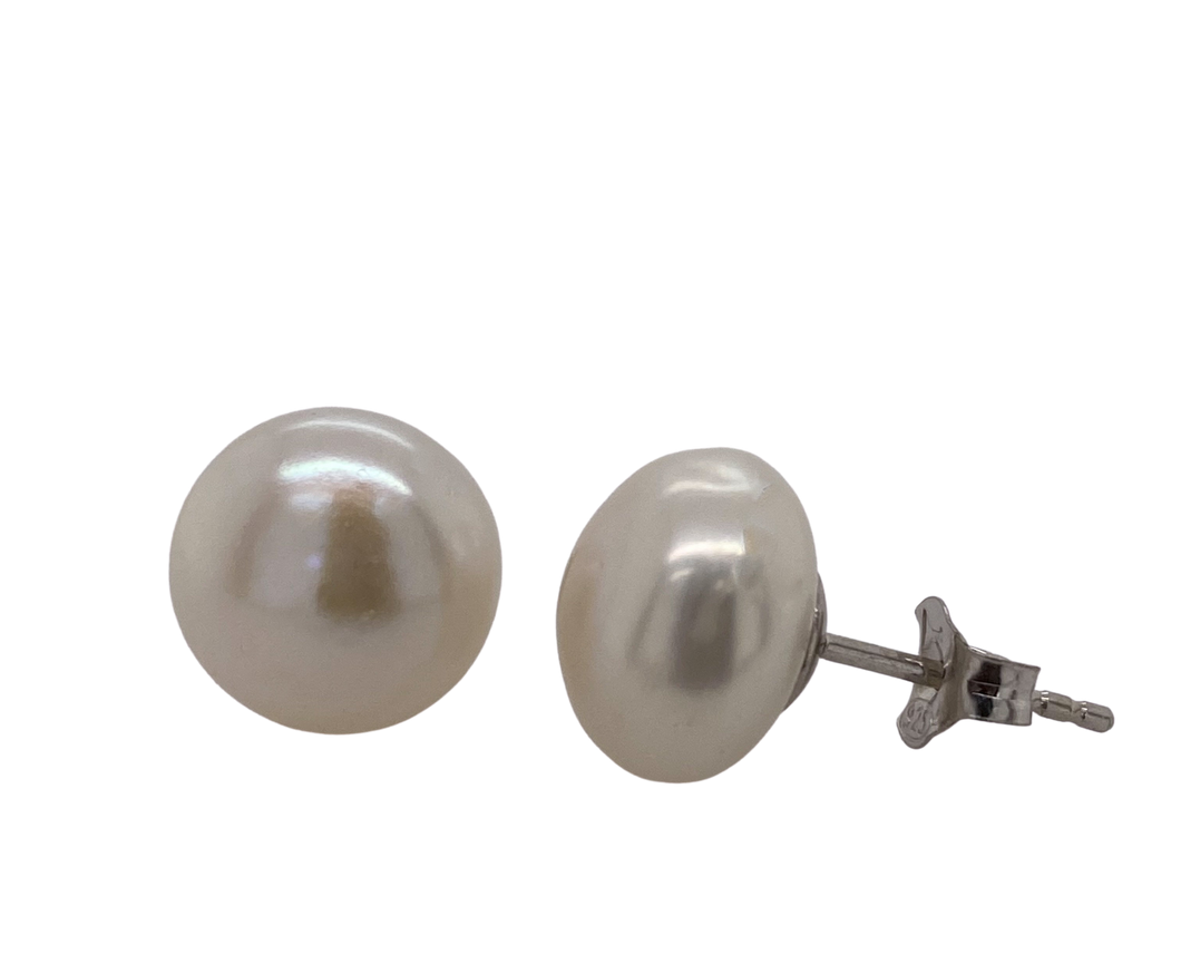 Sterling Silver Cultured Pearl studs