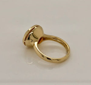 9Ct Yellow Gold Amethyst Ring. M.828
