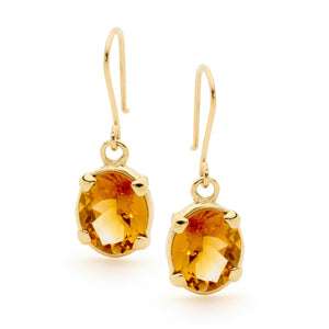 9ct Gold and Gemstone Boheme Earrings J500