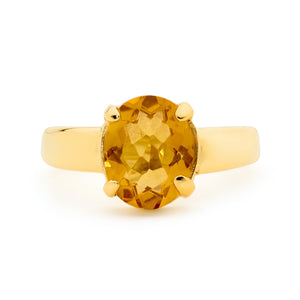 9Ct Gold ‘Empress’ Gemstone Ring. J42
