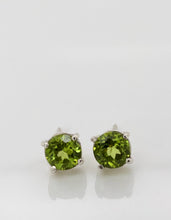 Load image into Gallery viewer, Sterling Silver and Gemstone Lou-Lou studs J412S
