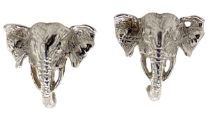 Sterling Silver Elephant Studs