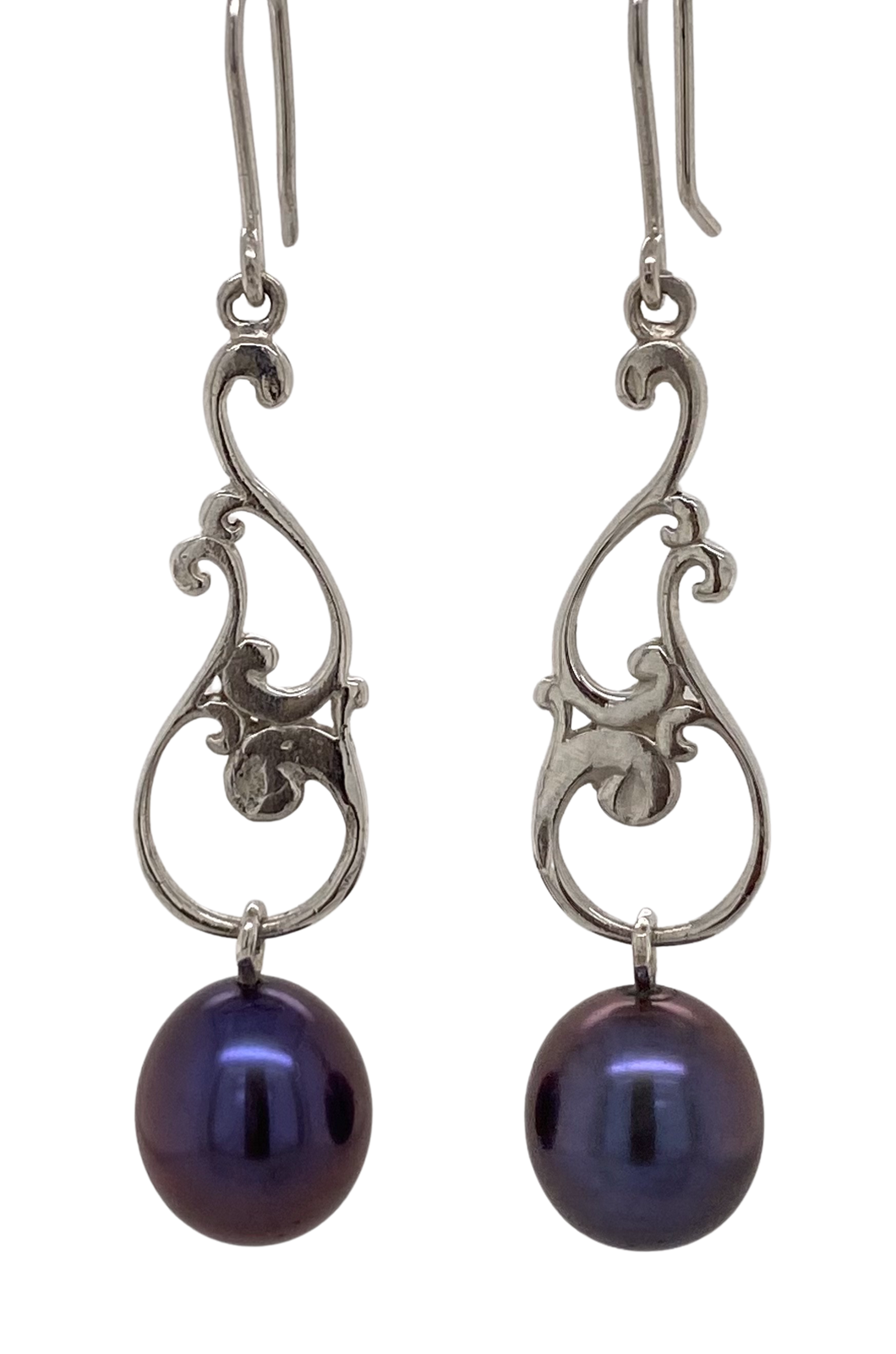 Sterling Silver Pearl Serenade Earrings J325