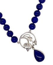 Load image into Gallery viewer, Sterling Silver Lapis Lazuli Manda Ivy Necklace.
